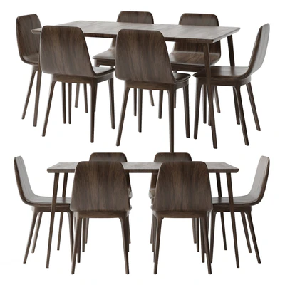 LISABO Table and ODGER Chair ikea — Ver 7