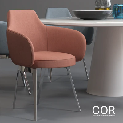 COR Roc chair and Conic Table — Вид 2