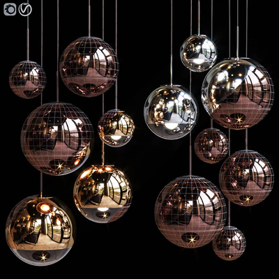 Pendant Light Group Tom Dixon MIRROR BALL FAMILY PENDANT — Ver 2