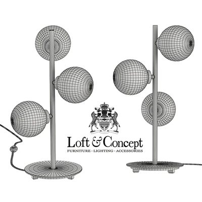Настольная лампа Bubble Chandelier Table Lamp — Вид 2