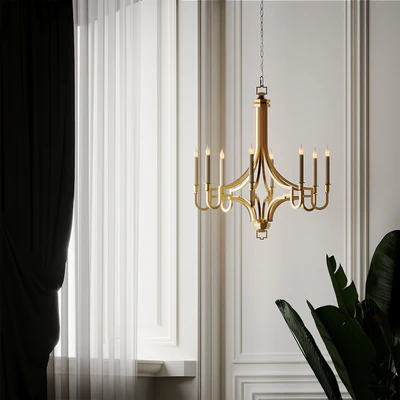 Chapman & Meyers Mykonos 8-Light Small Chandelier — Ver 2