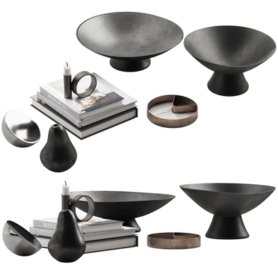 053 Living decor set PEAR and CANDLE 00 — Вид 4