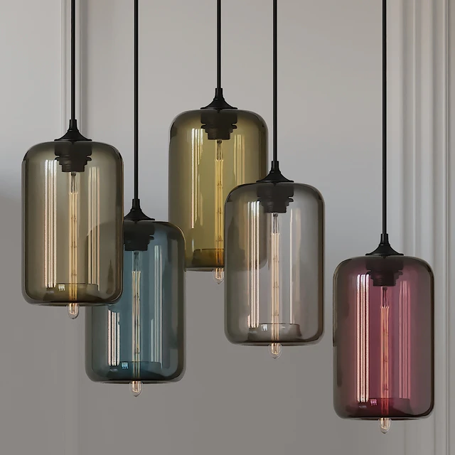 Pod Pendant Lamp Designed by Jeremy Pyles for Niche 5 Colors — Descargar
