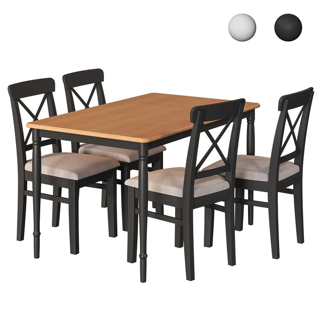 DANDERYD / INGOLF Стол и стул Ikea — Скачать