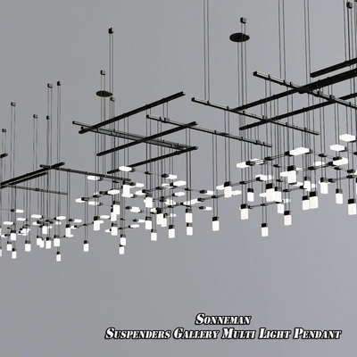 Suspenders Gallery Multi Light Pendant — Ver 3