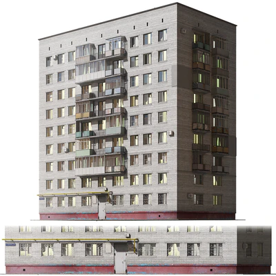 Nine-storey residential building — Ver 6