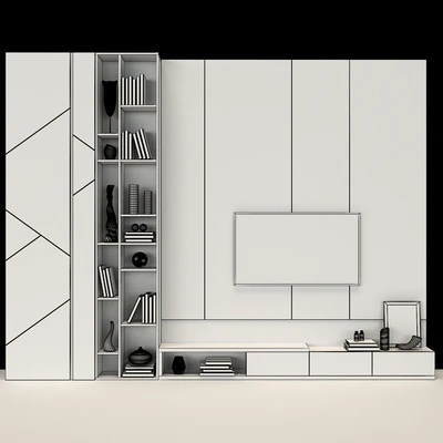 TV Wall set 46 — Ver 3