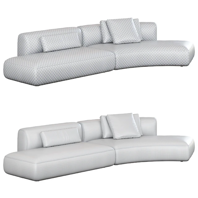 MDF ITALIA Cosy Curve Sofa — Скачать