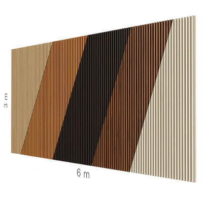 A set of panels with slats. — Ver 3