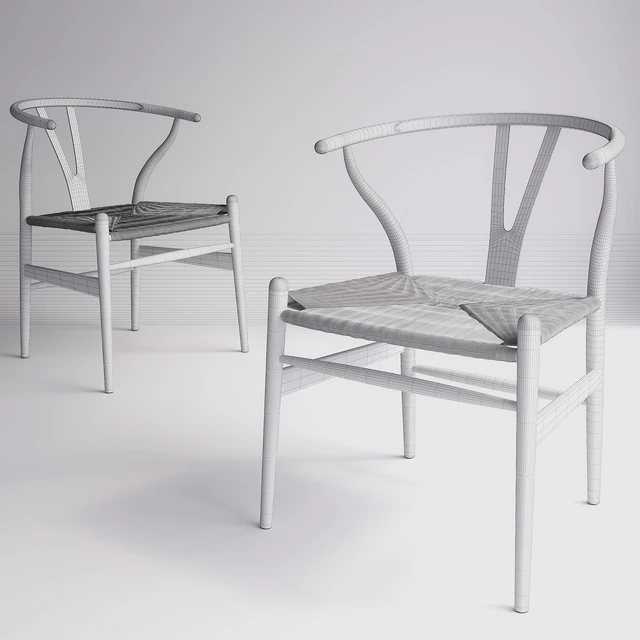 Wishbone chair CH24 by Carl Hansen and son — Descargar