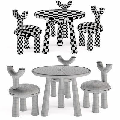 Children Table and Chairs set by Flow — Ver 5