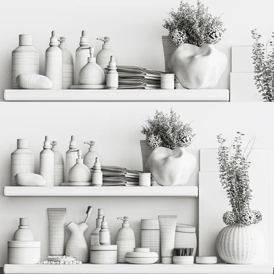 Bathroom Accessories with Plant C — Вид 5