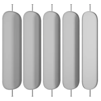Decorative partition with embossed glass — Ver 3