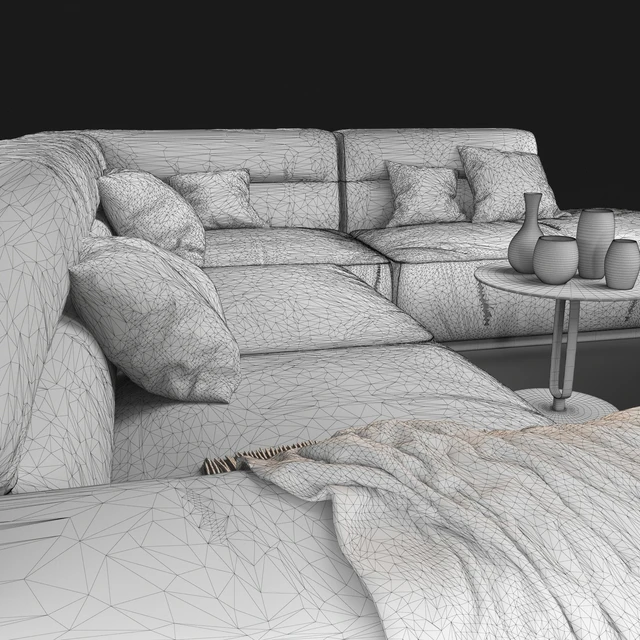 Sofa natuzzi Dorian 2904 — Descargar