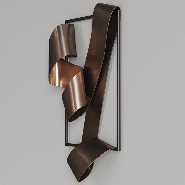 070 Brass Landscape 1908 sculpture by Martha Sturdy — Скачать