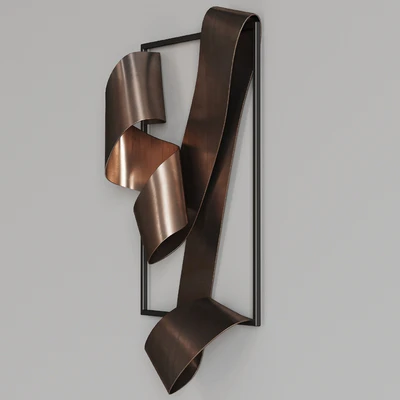 070 Brass Landscape 1908 sculpture by Martha Sturdy — Вид 7
