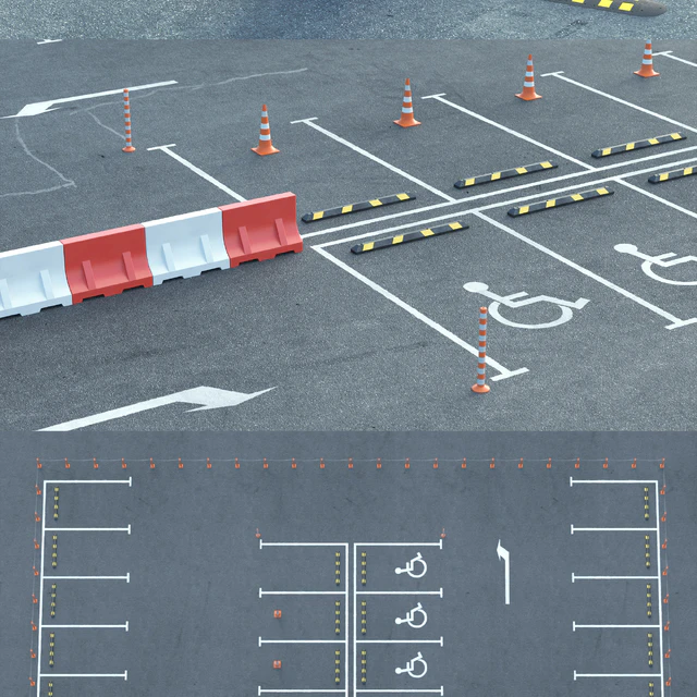 Equipment for the creation of parking lots, road fences — Descargar
