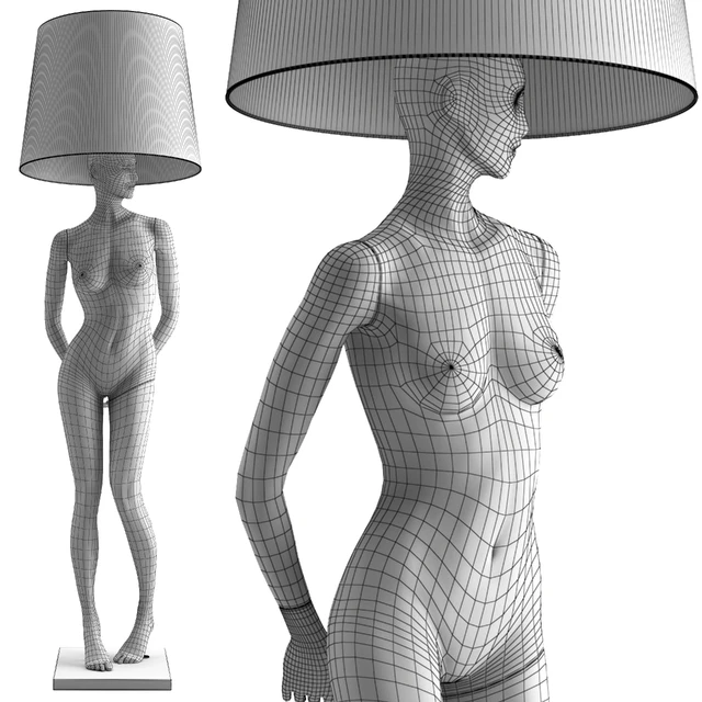 Mannequin Floor Lamp Rebekka — Descargar