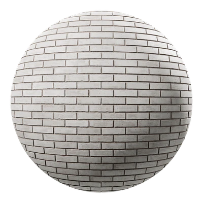 smooth running bond brick wall texture gray — download