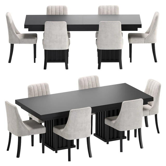 Modern Table and Chair Kongsberg — Descargar