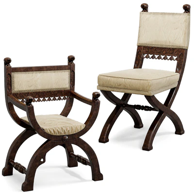 Pair of 19th Century Gothic Chairs — Вид 1