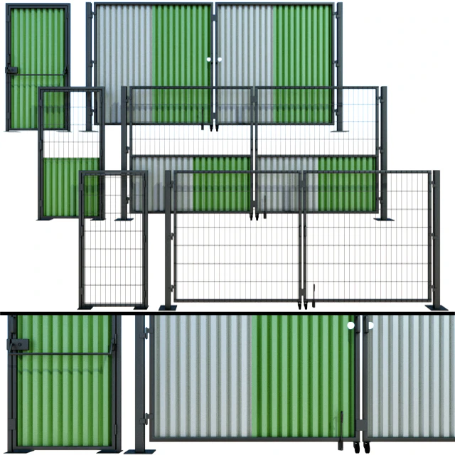 Oar gate, gate for building, a site — Descargar