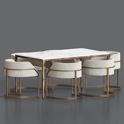 Deja Vu Chair Canto Table Dining Set — Вид 3