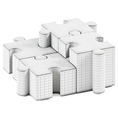 Puzzles Pouf by BuzziPuzzle / Pouf — Ver 3