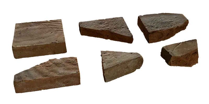 broken clay tiles pack 001 — Скачать