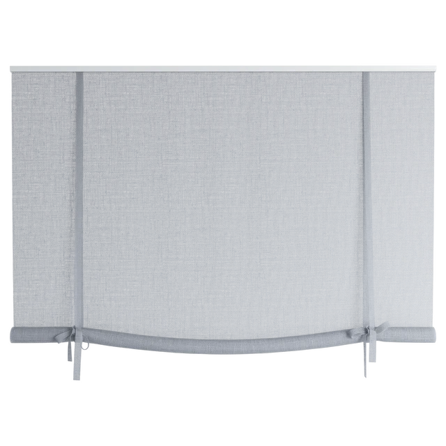 Roman Curtains 202 | Sheer Roller Blind with bows — Скачать
