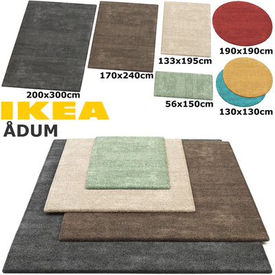 IKEA ADUM (Odum) RUG SET — Ver 3