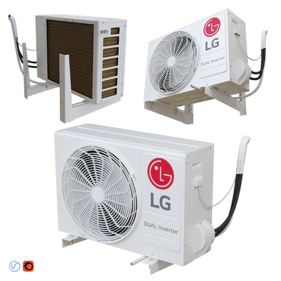 LG - P12SP (внешний блок кондиционера) — Вид 1