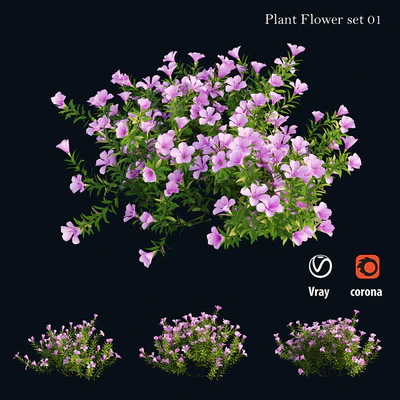 Plant Flower set 01 — Ver 4