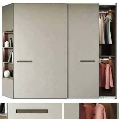Modern laconic wardrobe 4 — Вид 1