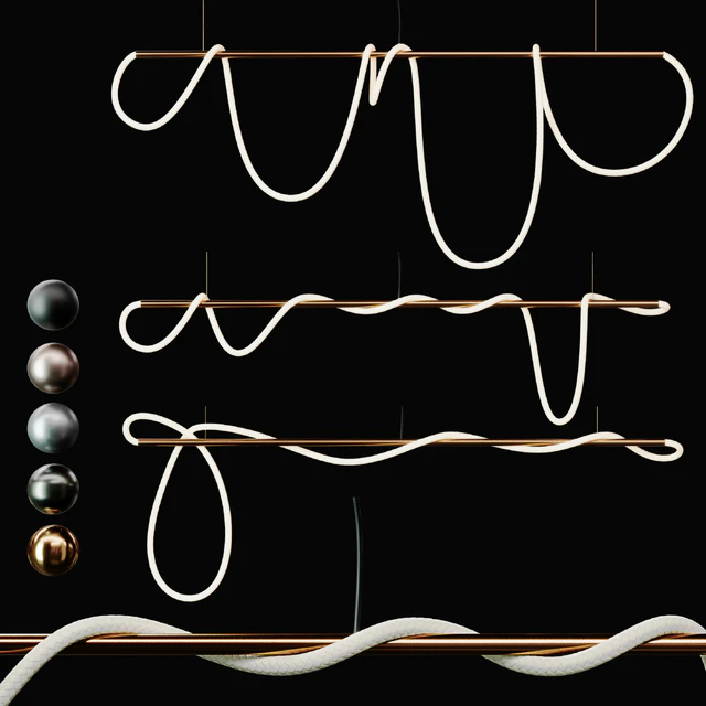 3Luke Lamp Pendant light  Tracer Bar 2(8 ft) | 3lights || 5mat | — Descargar