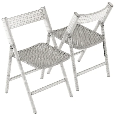 kave home dandara wood folding chair — Вид 4