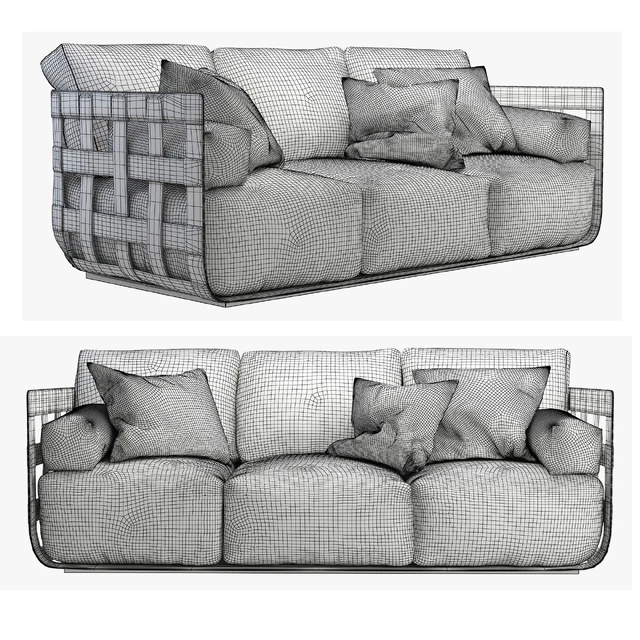 Rugiano Braid sofa — Скачать