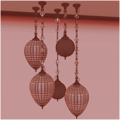 Teardrop chandelier — Ver 3