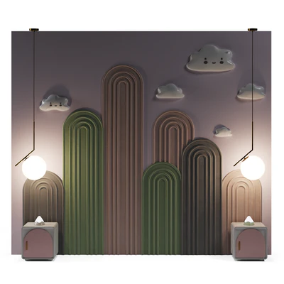 Headboard in nursery 05 — Ver 4