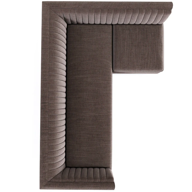 Chelsea Curve Lounge Chaise Sofa — Скачать