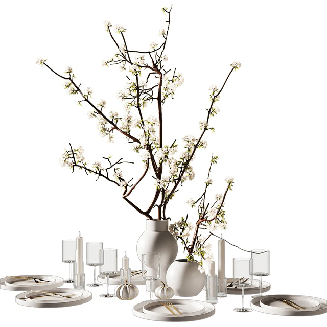 table setting  modern style — Скачать