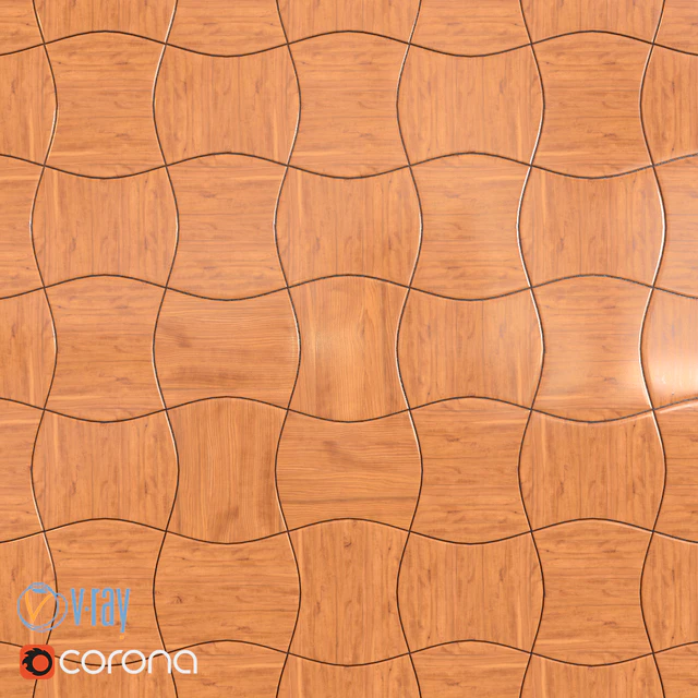 3D panel Wave — Descargar