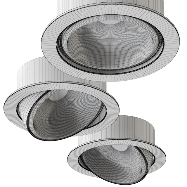 Piu R piano ceiling lamp by Occhio Spot — Descargar