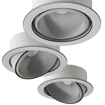 Piu R piano ceiling lamp by Occhio Spot — Ver 2
