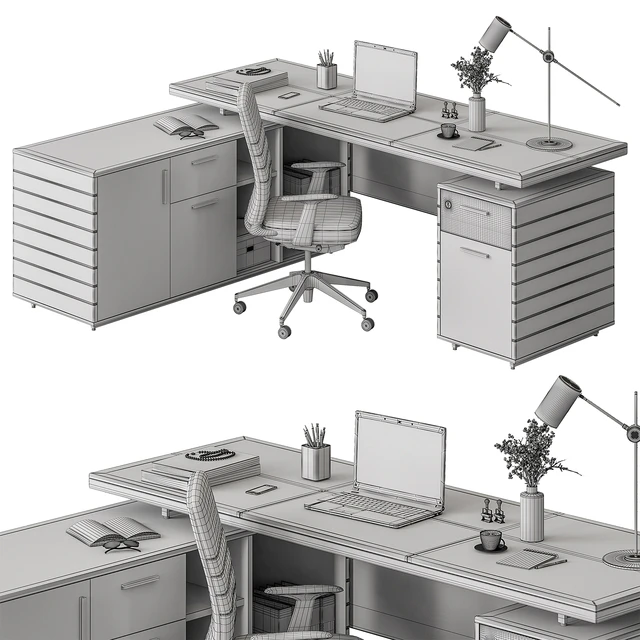 Manager Desk - Office Furniture 378 — Descargar