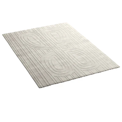 wrong eight beige rug by feyyn — download