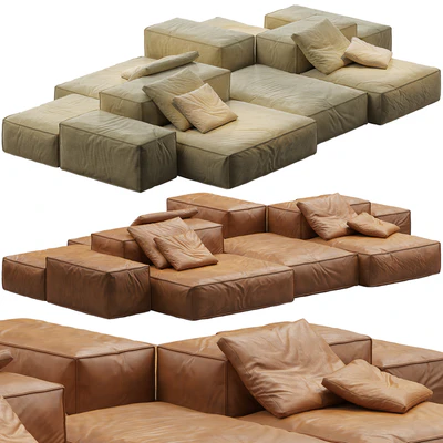 Modular Sofa Extrasoft from the Living Divani brand — Ver 1