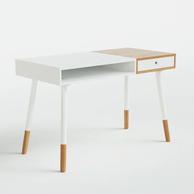 White desk Sonnenblick in Scandinavian style — Ver 3