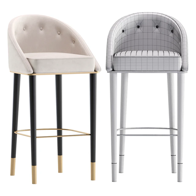 Bar Stool LAS VEGAS by Cazarina Interiors 3 Colors Version/Барный Стул ЛАС-ВЕГАС — Descargar