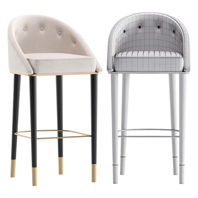 Bar Stool LAS VEGAS by Cazarina Interiors 3 Colors Version/Барный Стул ЛАС-ВЕГАС — Ver 4